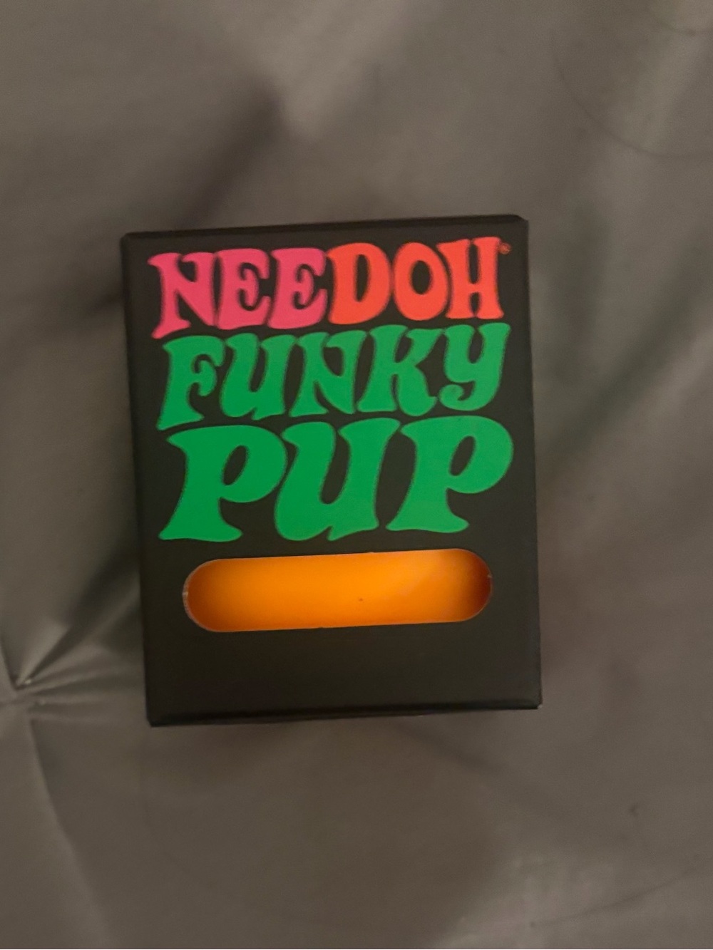 Funky Pup Orange Dog Toy - Bright Orange Chew Toy
